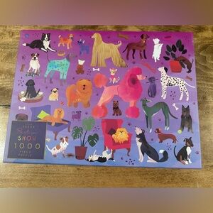 Colorful Dog Puzzle by Elena Essex